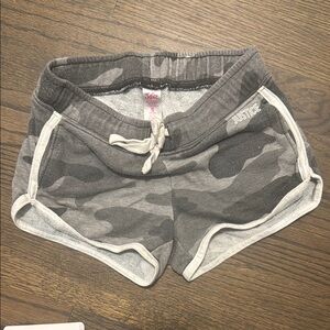 Justice Athletic Gray Camo Shorts